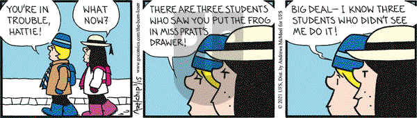 The Born Loser on Friday January 15, 2021 Comic Strip