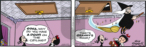 Nancy on Friday October 25, 2013 Comic Strip