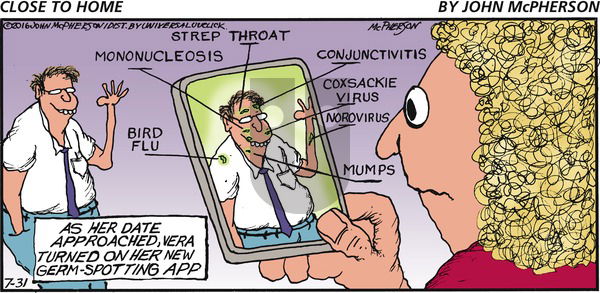 Close to Home on Sunday July 31, 2016 Comic Strip