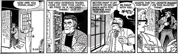 Alley Oop on Saturday March 28, 1970 Comic Strip
