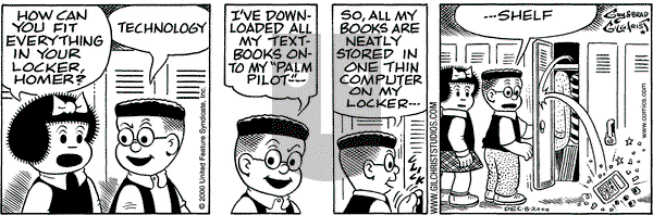 Nancy on Friday December 8, 2000 Comic Strip