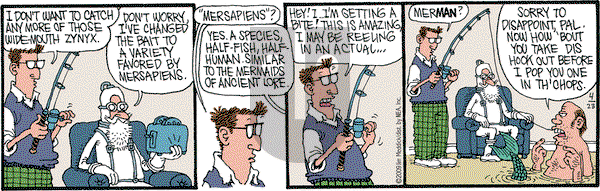 Monty on Thursday April 23, 2009 Comic Strip