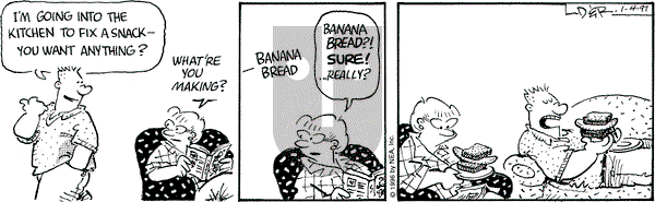 Betty on Saturday January 4, 1997 Comic Strip