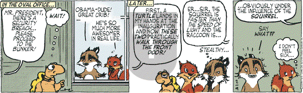 Over the Hedge on Sunday February 15, 2009 Comic Strip