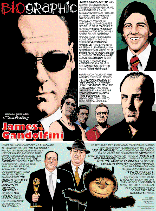 Biographic on Sunday September 27, 2009 Comic Strip