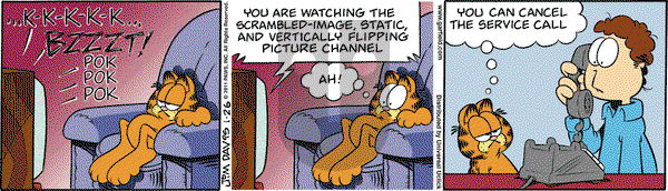 Garfield on Wednesday January 26, 2011 Comic Strip