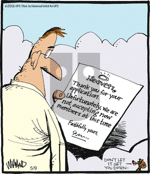 Reality Check on Monday May 9, 2016 Comic Strip