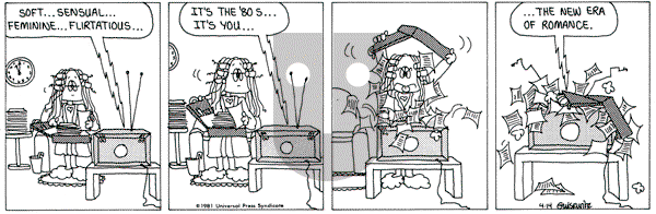 Cathy Classics on Tuesday April 14, 1981 Comic Strip