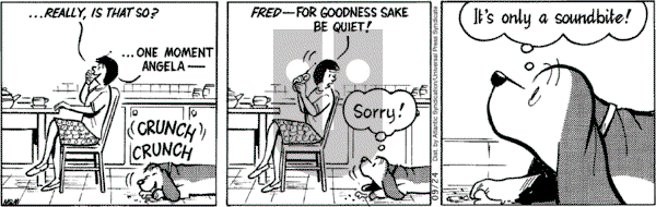 Fred Basset on Tuesday September 25, 2007 Comic Strip