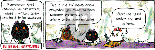 Breaking Cat News on Saturday January 19, 2019 Comic Strip