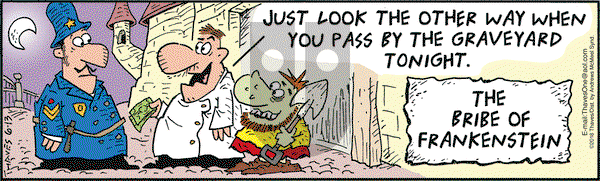Frank and Ernest on Wednesday June 13, 2018 Comic Strip