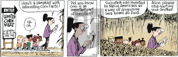 Cul de Sac on Tuesday October 27, 2015 Comic Strip