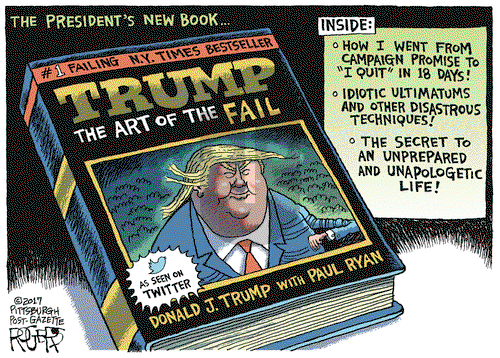 Rob Rogers on Monday March 27, 2017 Comic Strip