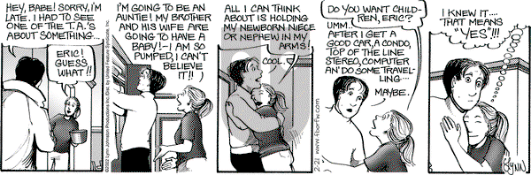 For Better or For Worse on Thursday February 21, 2002 Comic Strip