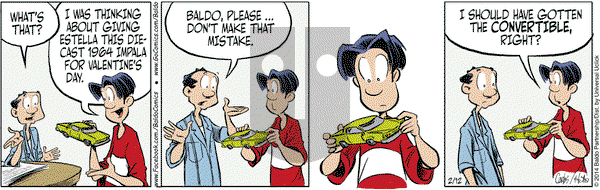 Baldo on Wednesday February 12, 2014 Comic Strip