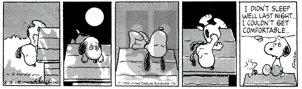 Peanuts on Thursday August 18, 1994 Comic Strip