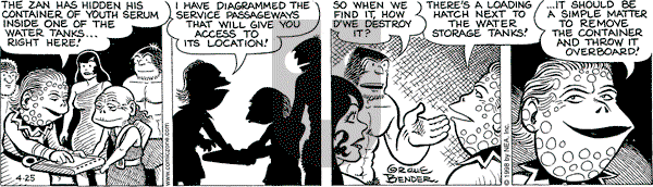 Alley Oop on Saturday April 25, 1998 Comic Strip