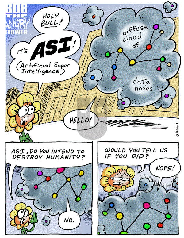 Bob the Angry Flower on Monday November 3, 2025 Comic Strip