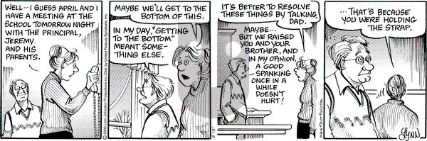 For Better or For Worse on Wednesday March 15, 2000 Comic Strip