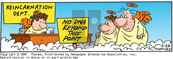 Frank and Ernest on Saturday May 26, 2001 Comic Strip