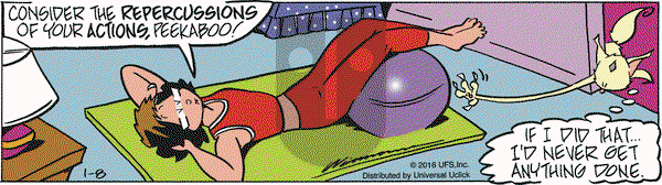 Rose is Rose on Friday January 8, 2016 Comic Strip
