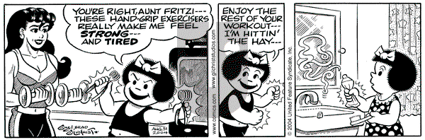 Nancy on Monday December 13, 2004 Comic Strip