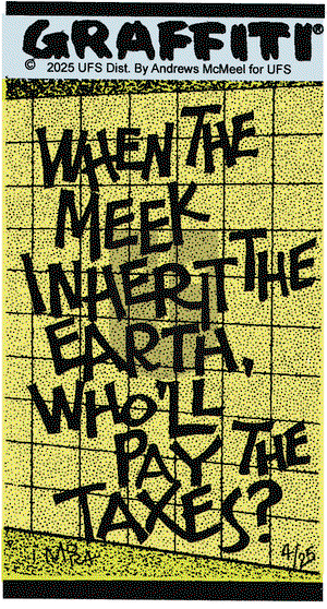 Graffiti on Friday April 25, 2025 Comic Strip