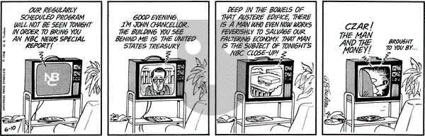 Doonesbury on Monday June 10, 1974 Comic Strip