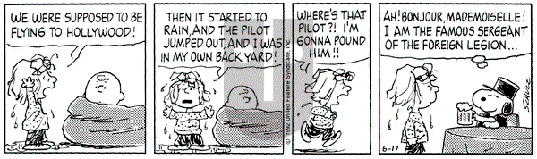 Peanuts on Wednesday June 17, 1992 Comic Strip