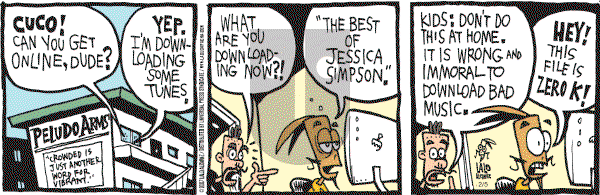 La Cucaracha on Monday February 5, 2007 Comic Strip
