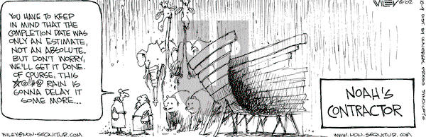 Non Sequitur on Wednesday October 9, 2002 Comic Strip