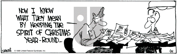 The Buckets on Saturday January 2, 1999 Comic Strip