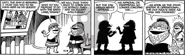 Alley Oop on Wednesday December 8, 1971 Comic Strip