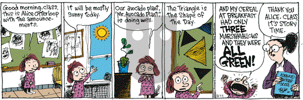 Cul de Sac - Tuesday September 11, 2007 Comic Strip