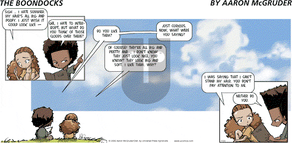 The Boondocks on Sunday February 23, 2014 Comic Strip