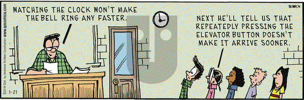 Grand Avenue on Monday January 21, 2019 Comic Strip