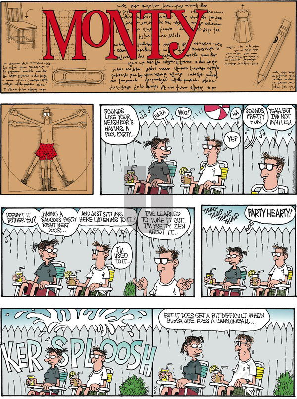 Monty - Sunday August 11, 2024 Comic Strip