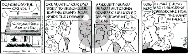 Drabble on Saturday October 18, 2003 Comic Strip