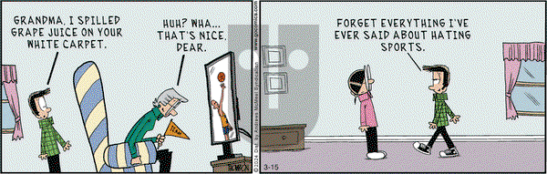 Grand Avenue on Friday March 15, 2024 Comic Strip