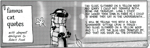 Get Fuzzy on Wednesday December 12, 2001 Comic Strip