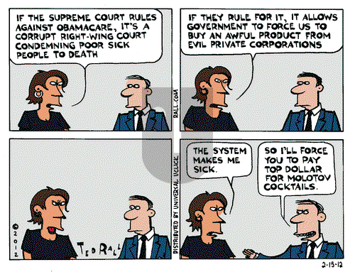 Ted Rall on Wednesday February 15, 2012 Comic Strip