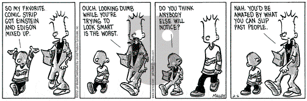 Frazz on Wednesday February 6, 2002 Comic Strip