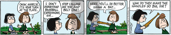 Peanuts on Saturday July 28, 2001 Comic Strip