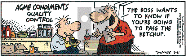 Frank and Ernest on Tuesday March 18, 2008 Comic Strip
