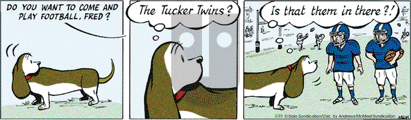Fred Basset on Tuesday February 23, 2021 Comic Strip