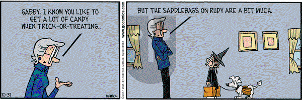 Grand Avenue on Tuesday October 31, 2017 Comic Strip
