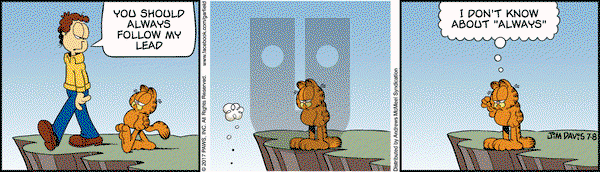 Garfield on Saturday July 8, 2017 Comic Strip