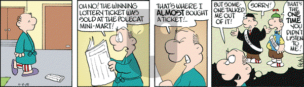 Drabble on Wednesday November 4, 2015 Comic Strip