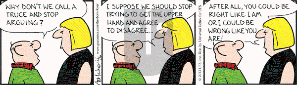 The Born Loser on Friday December 6, 2013 Comic Strip