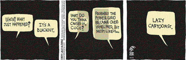 La Cucaracha on Tuesday September 20, 2011 Comic Strip